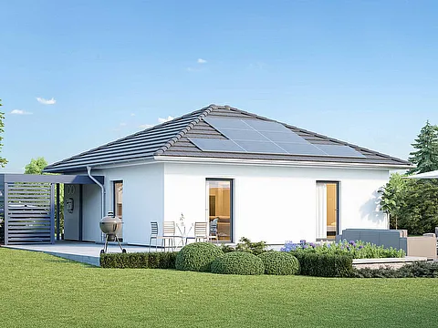 Platzwunder Haus 07 Bungalow - Gartenansicht