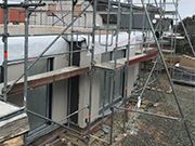 bauen mit STREIF - Hausaufbau in Hermeskeil im April  