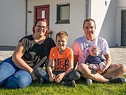 Familie Köhler im Dopppelhaus von STREIF