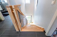 Hausbau schlüsselfertig Erfahrungen, Hausbau schlüsselfertig Erfahrungen Treppe in Holz und Edelstahl