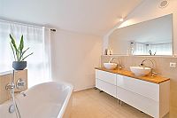 Energieeffizient bauen - Kundenhaus Jop - Bad mit freistehender Badewanne