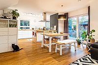 Einfamilienhaus schnell bauen - Koch- und Essbereich im Scandi Style