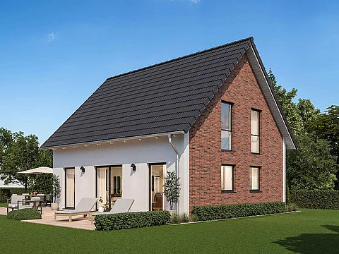 Aktionshaus Family - Gartenansicht (Klinker)