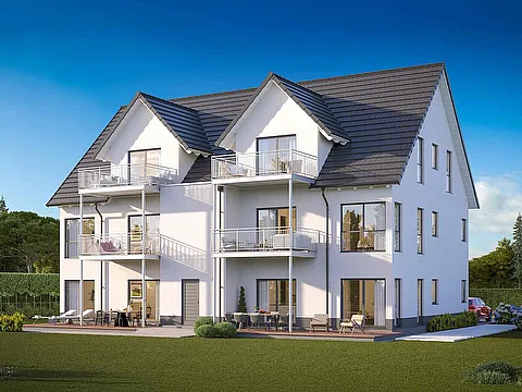 Mehrwerthaus Quattro + Duo 544 - Garten