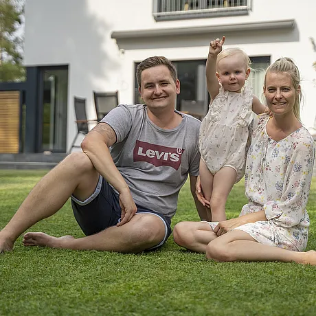 Kundenhaus Mietas Baufamilie