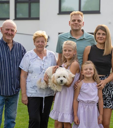 Mehrgenerationenfamilie Femerling im STREIF-Doppelhaus