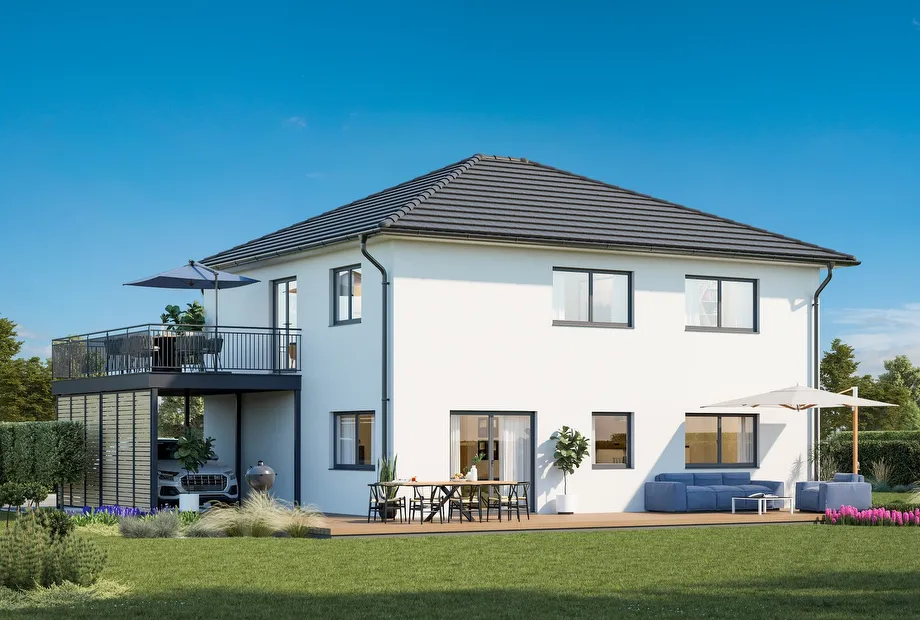 Mehrfamilienhaus Duo 186 - Garten