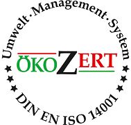 Siegel ÖKÖZERT - DIN EN ISO 14001