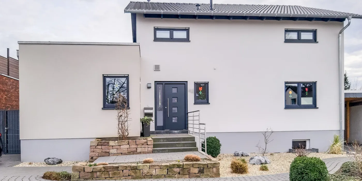 Haus mit einem Anbau