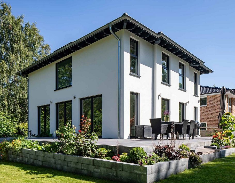 Elegante Hausarchitektur - STREIF-Haus mit Garten 