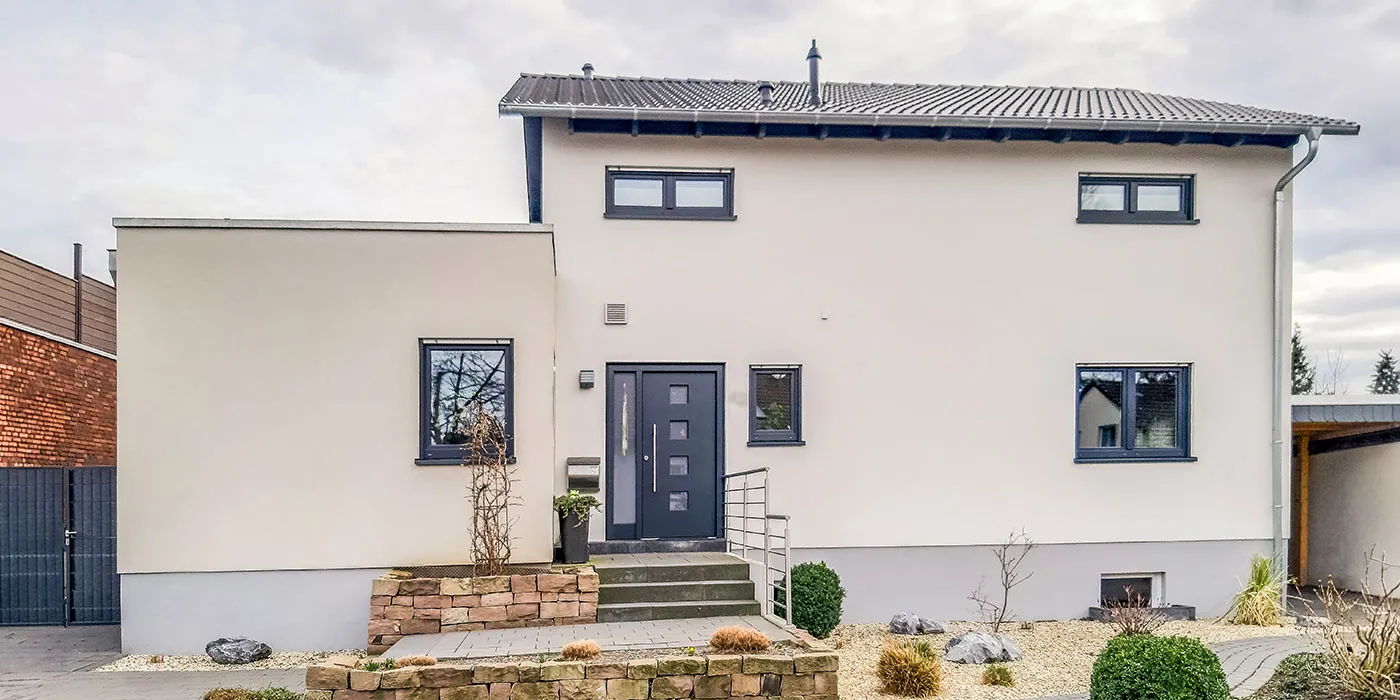 Haus mit einem Anbau