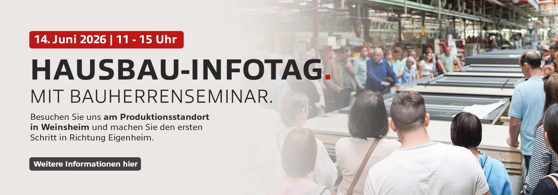 Hausbau-Infotag - 14. Juni 2026