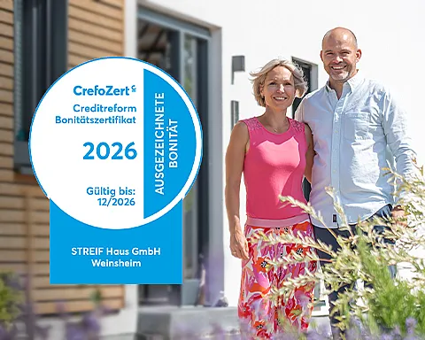 Crefo-Zertifikat für Fertighaushersteller STREIF