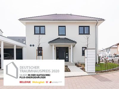 Passivhaus - Plusenergiehaus ausgezeichnet mit dem Deutschen Traumhauspreis 2020 in Silber