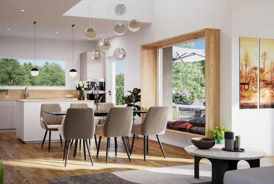 Stadthaus als Kubushaus Innenraum