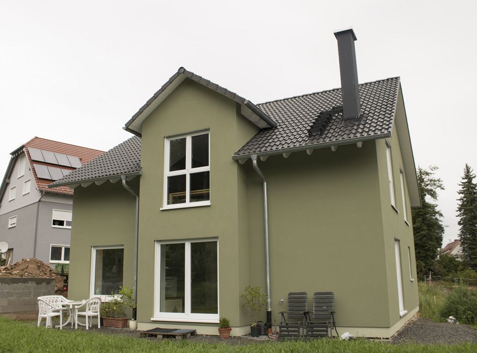 Einfamilienhaus mit drittem Giebel vom Ferighaus-Hersteller Streif